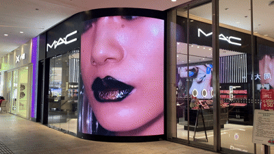 小売店向けディスプレイ用カスタム形状LEDスクリーン