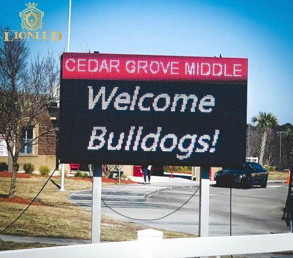 Outside School Sign Outdoor LED Signs for Schools, Education, and Healthcare | Lionled