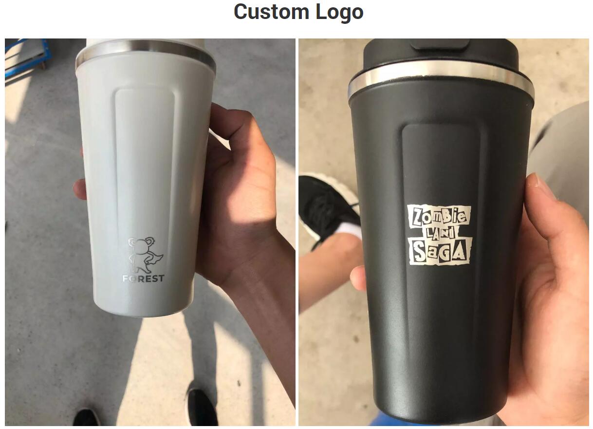 Vakua neoksidebla ŝtala vojaĝpokala fabrikanto kun silikono 18