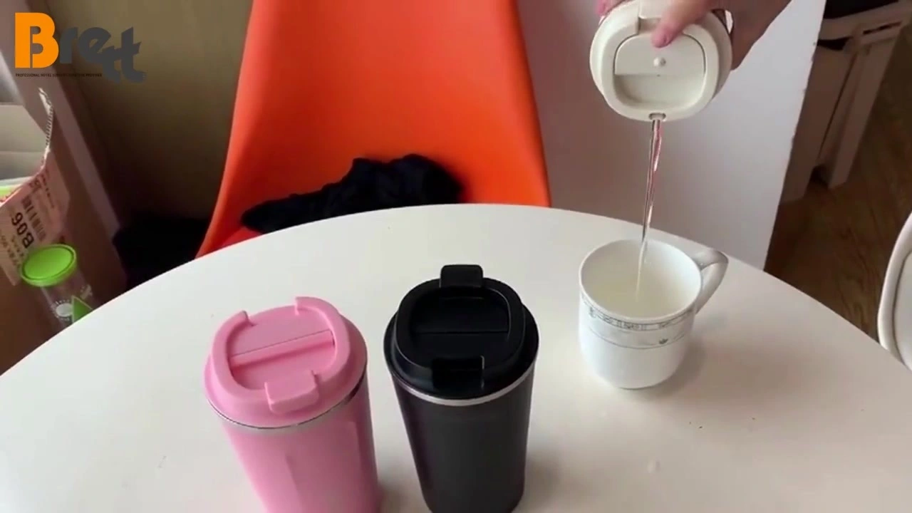 380ml 510ml Ekologická dvojitá zděná nerezová ocel Travel Coffee Hrnek Vakuum Izolované opakovaně použitelné šálek na kávu 1