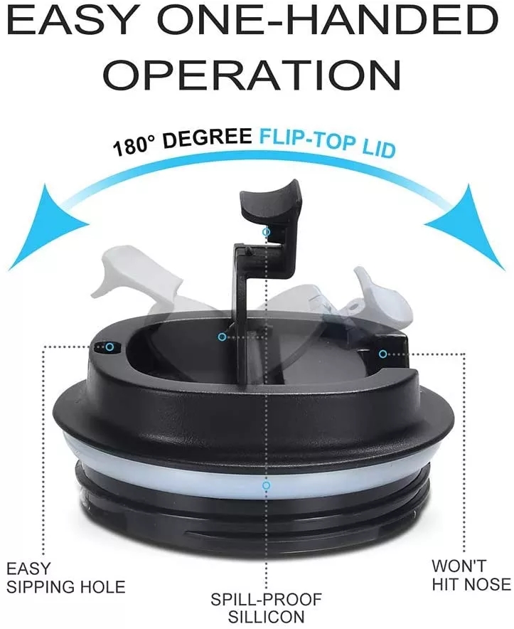 380ml 510ml Eco-amika duobla murita neoksidebla ŝtala vojaĝada kafo mug vakua izolita reuzebla kafo-tumula taso 11