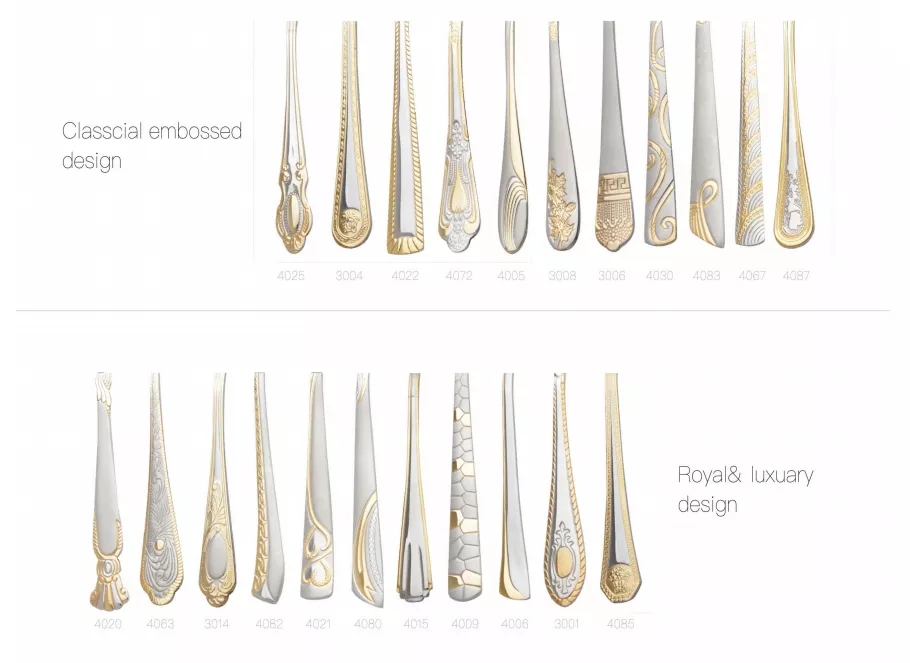 Neoksidebla ŝtala tuko kun ora greka dezajno kun diversaj stiloj 11