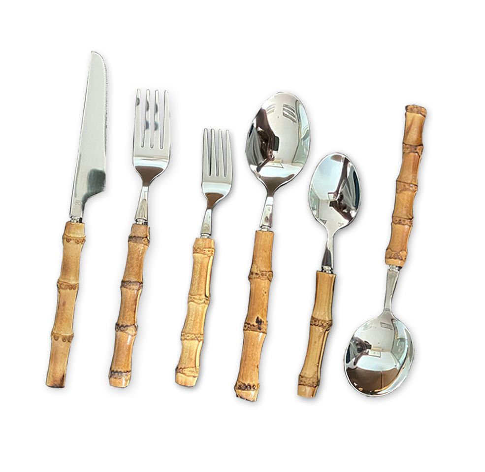 Aĉetu Alibaba 5 -peco bambuaj tranĉaĵoj bambuaj kortegaĵoj fiksitaj tranĉiloj latunaj tranĉaĵoj bambua stilo 9