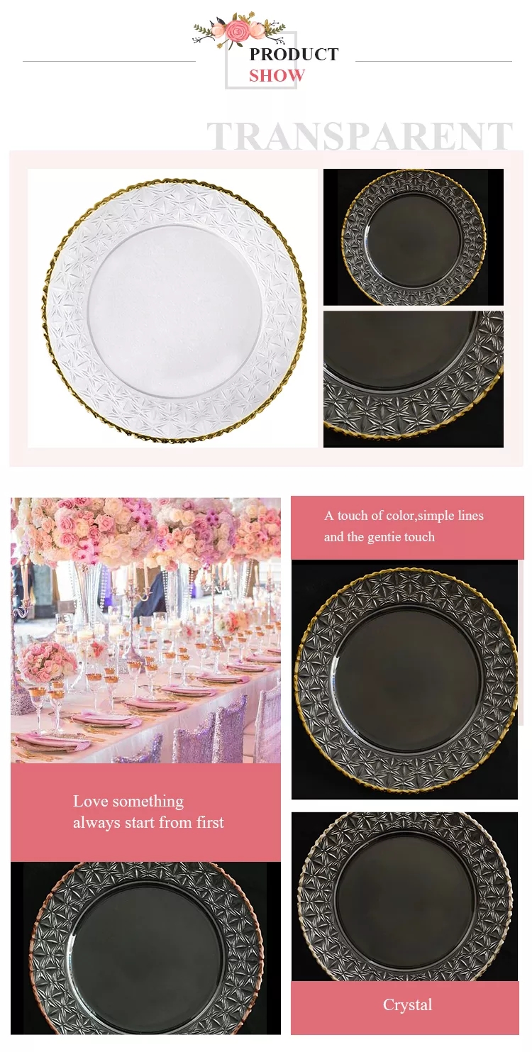 Ronda Propra Logo Vitra Ora Rimmed Ŝargilo -Platoj 11