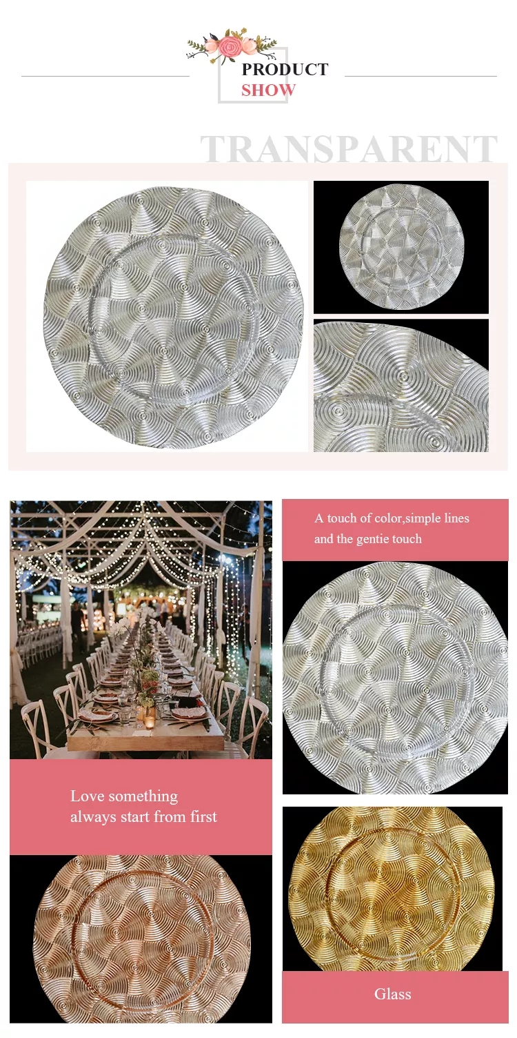 Brilaj enŝovitaj arĝentaj laĉaj ŝarĝaj platoj vitro 12