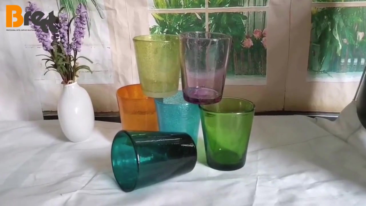 Reic Samyo Hot a 'òl cupa glainne uisge builgean Tumbler Tumbler Tumbler Tumbler a' toirt a-steach 6pcs ann an diofar dhathan 1