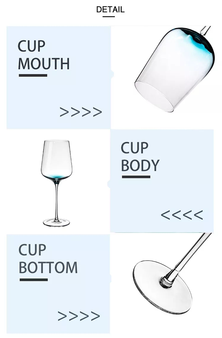 Longa tigo granda vino glaso personigita plumbo senpaga kristala vino glaso 12