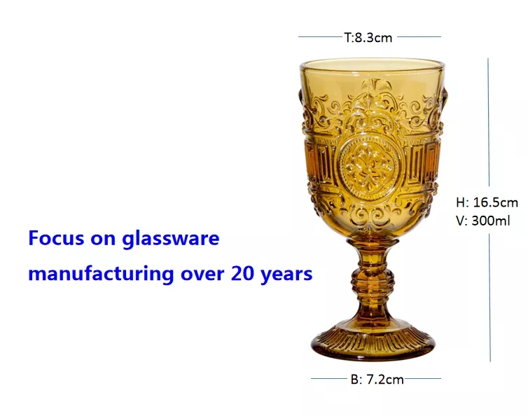 Manfarita Premita Personigita Eleganta Malmultekosta Enŝovita Geedziĝa Kolora Vitra Golfeto Vintra Glaso1 9