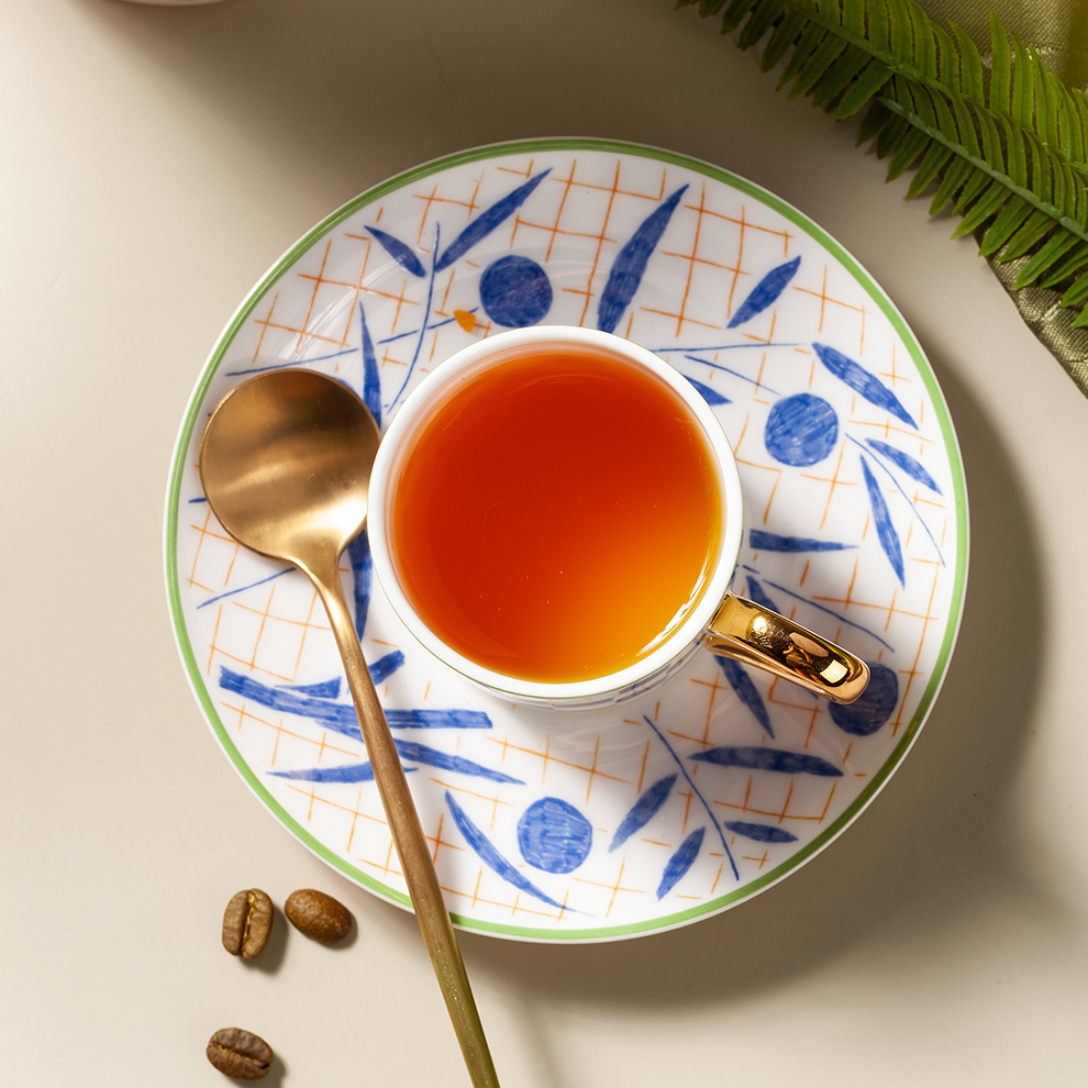 High-end wedding decoration ceramics, coffee server dishes and bone china espresso cups 4