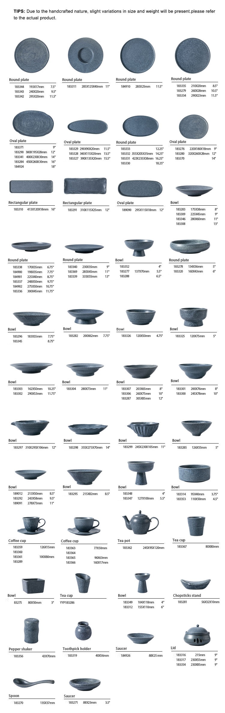 Profesia ceramika fabrikanto Matte Deep Grey High Stand Pyedestal Japanese Restaurant Sushi Tall Foot Ceramy 8