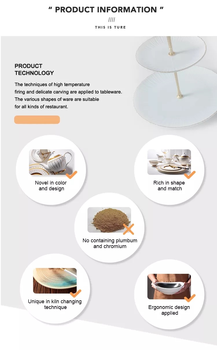 Ora Tiffany kaj Turkisa Porcelana Plato Vespermanĝo, Blua Porcelana Kuko -Plato 8