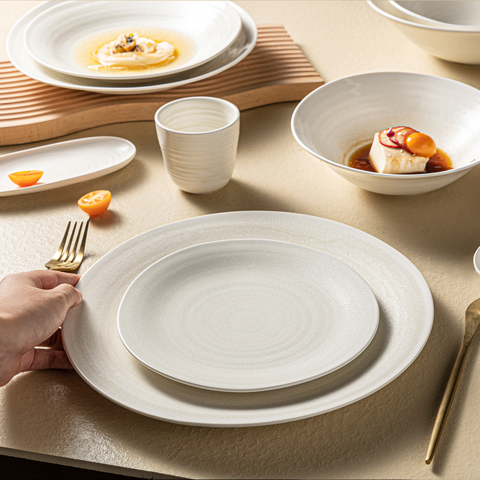 Plej bona ekologia kutimo -restoracia hotelo kaj porcelana ceramika tablotabulo 10