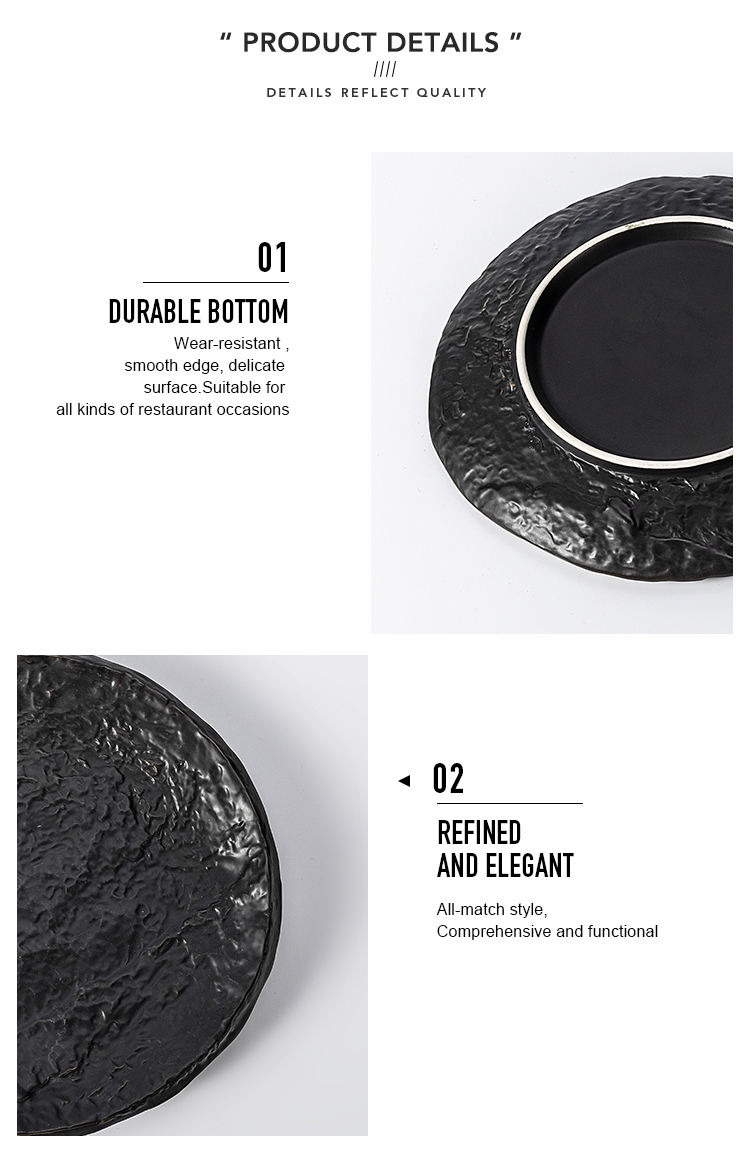 Varma vendita hotela tablo de Brett, vespermanĝa porcelana telero & Matt presanta antikvan porcelanan teleron 12