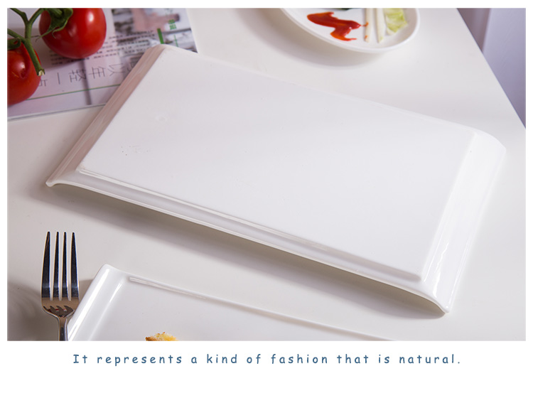 Porzellan Geschirr White Unique Porcelain Dinner Plate Set 25