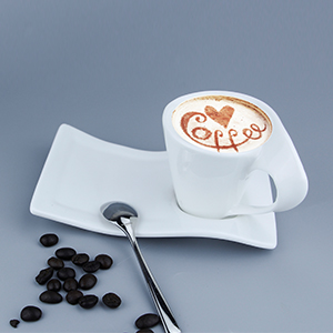 Chinabrett - unika dezajno blanka ondo formo fajna porcelana espressa te -kafpokalo kaj saŭca kafpokalo kaj taso 16