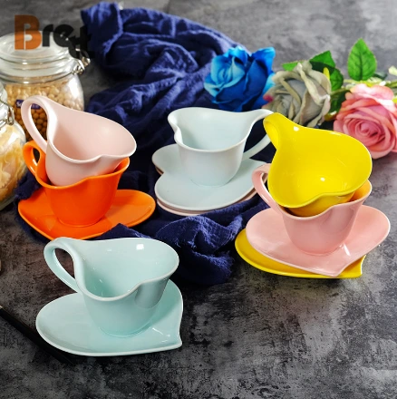 200ml Eŭropa Krea Marmora Vejna Porcelana Kafo -Pokalo kaj Saucer Aro kun Ora Rim 1