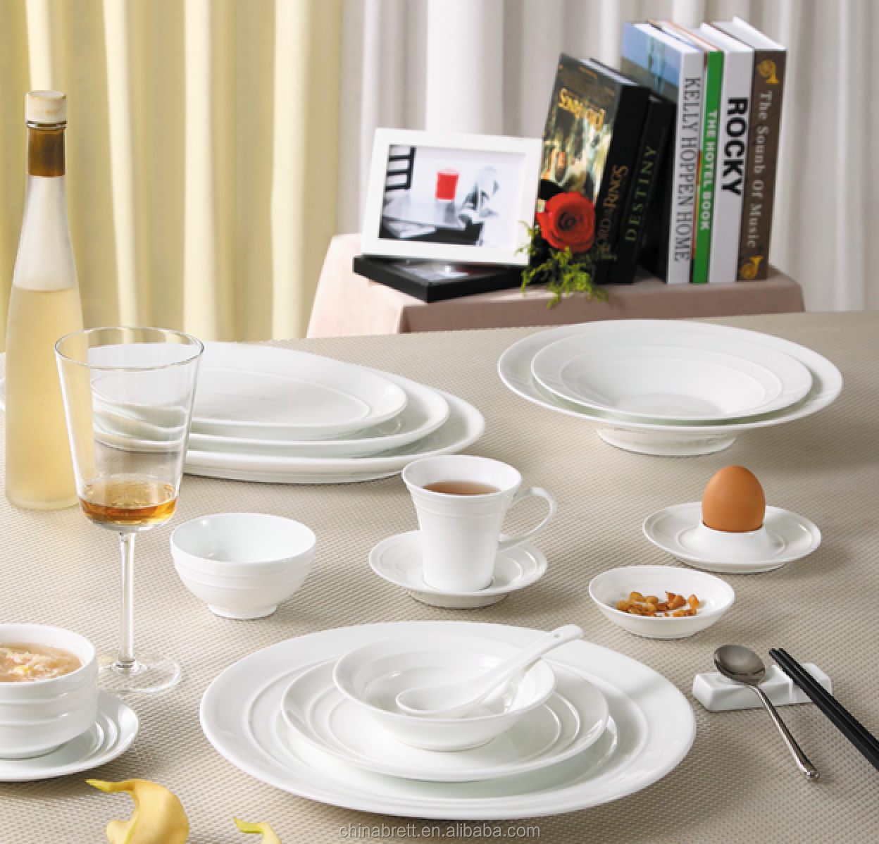 Französisch Keramik Frühstücksgeschirrset Set 8