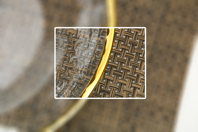 Chinabrett - Vitra Vespermanĝo Fiksas Ora Vespermanĝa telero Ŝargiloj Geedziĝa Ornamita Vitra Ŝargilo 16