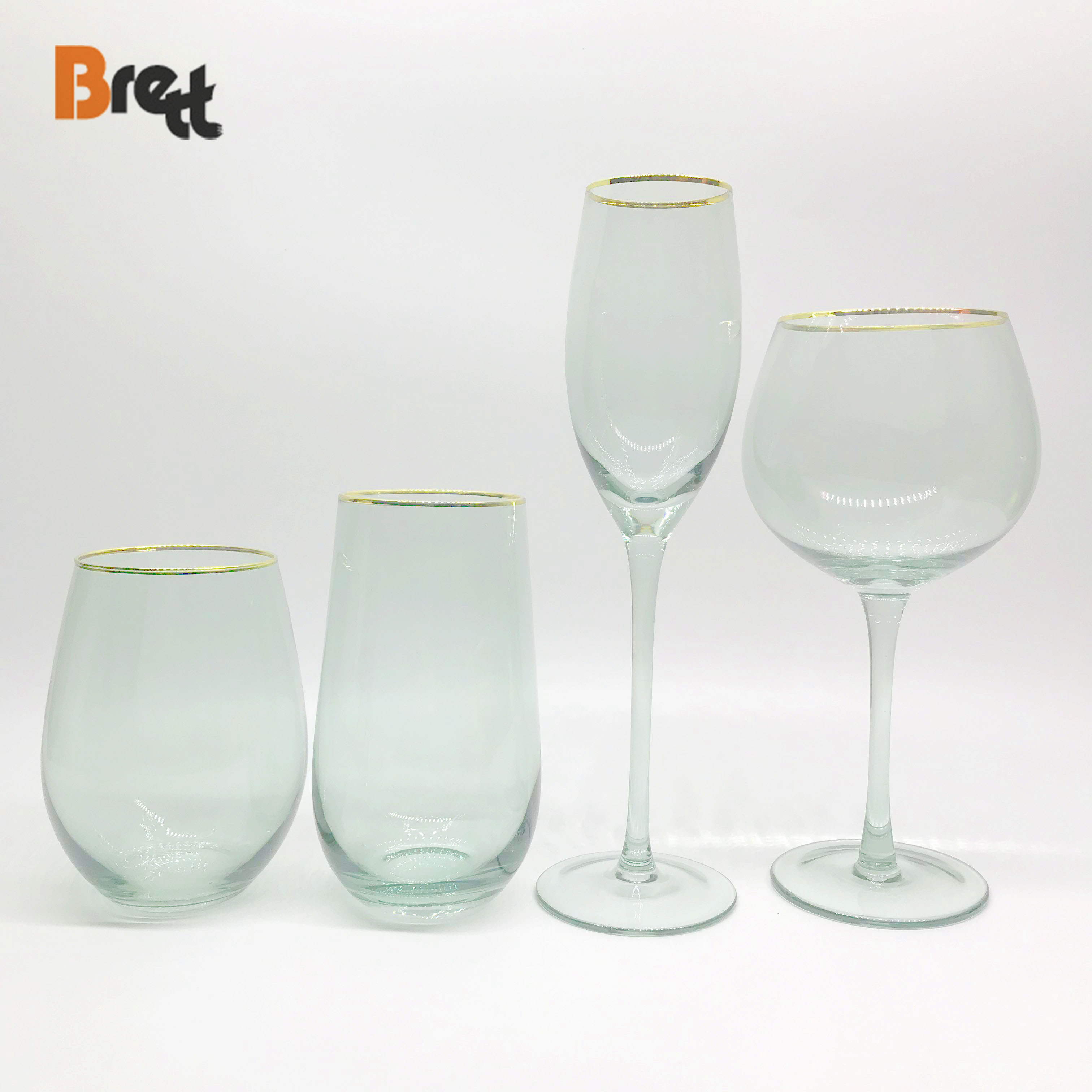 Guangzhou Plej Bonaj Vitraj Markoj Kristala Vino Vitra Biero Suko Akva Vitra Taso 14