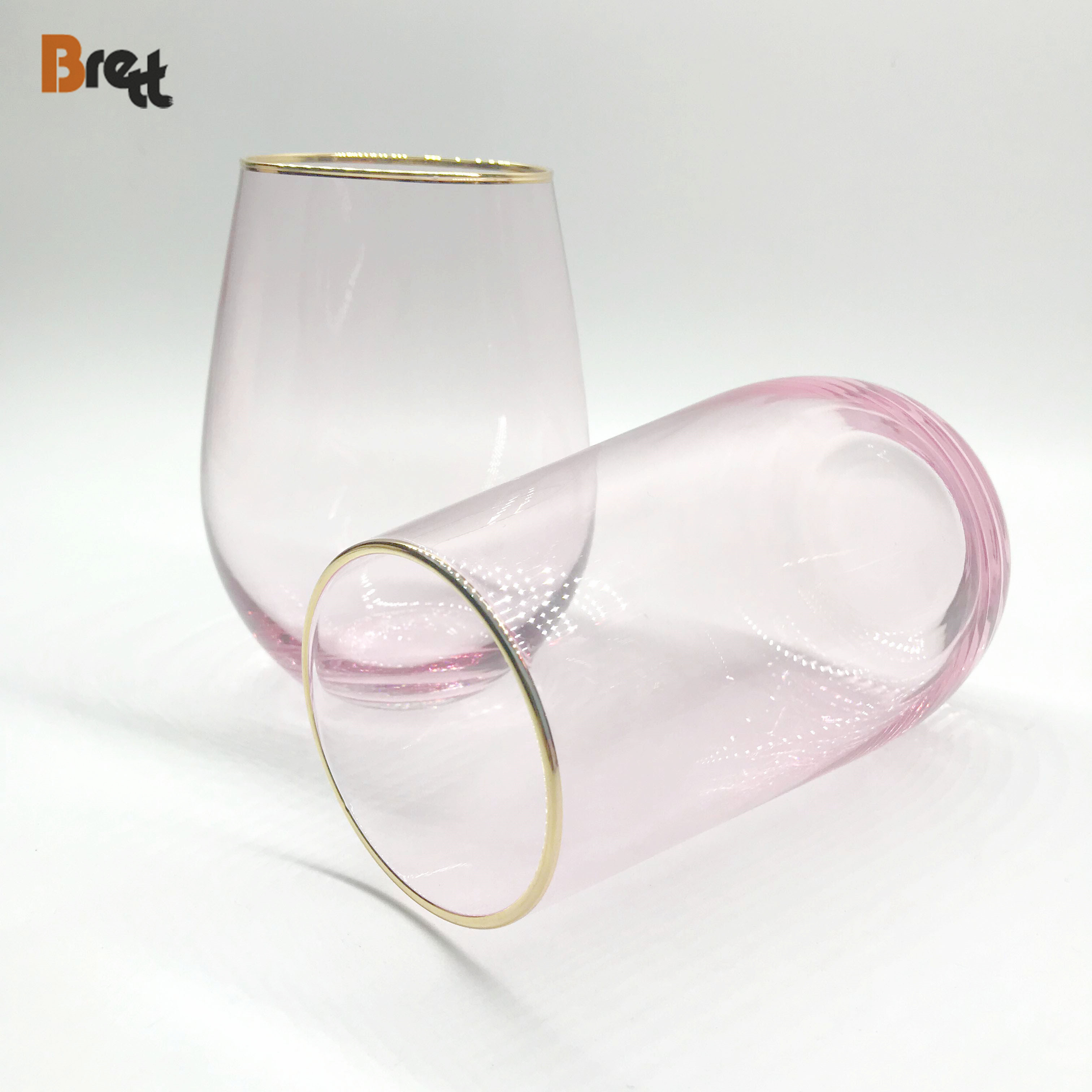 Guangzhou Plej bonaj Rozkoloraj Vitraj Markoj Kristala Vino Vitra Biero Suko Akva Vitra Taso 25