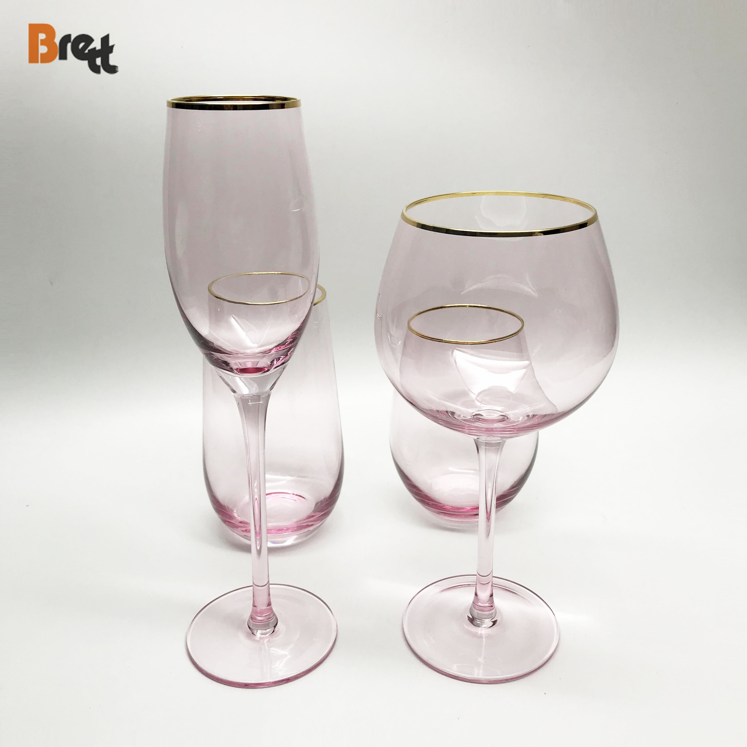 Guangzhou Plej bonaj Rozkoloraj Vitraj Markoj Kristala Vino Vitra Biero Suko Akva Vitra Taso 23