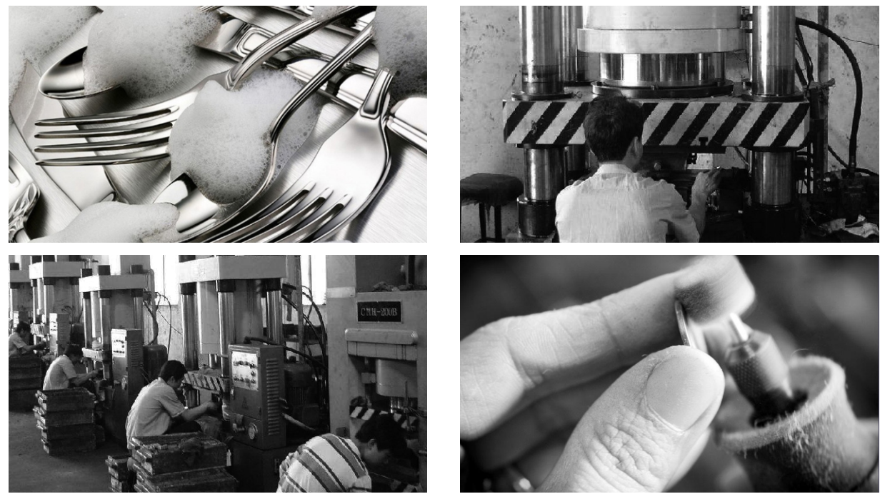 Geedziĝo platware vespermanĝa forko tranĉilo kulero oraj arĝentaj tukoj kun blanka tenilo 11