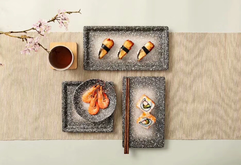 New arrival Japanese melamine dinnerware plates for restaurant 11