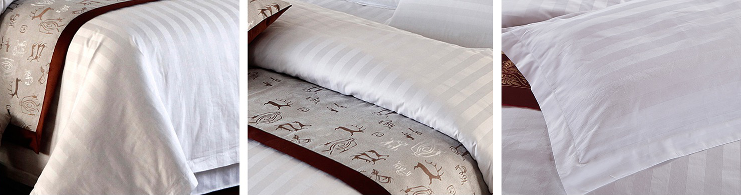 Guangzhou Hotel Bedding Set Bed Wests Bed Linen Fabric 20