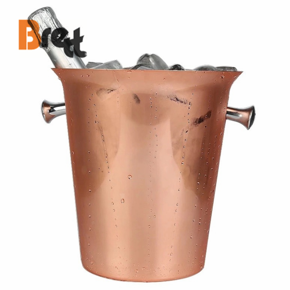 5L Barware rustfritt stål kobberbelegg isbøtte 5