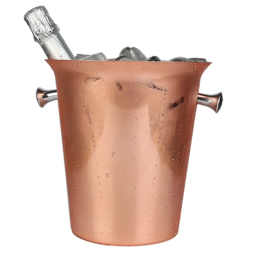 5L Barware rustfritt stål kobberbelegg isbøtte 6