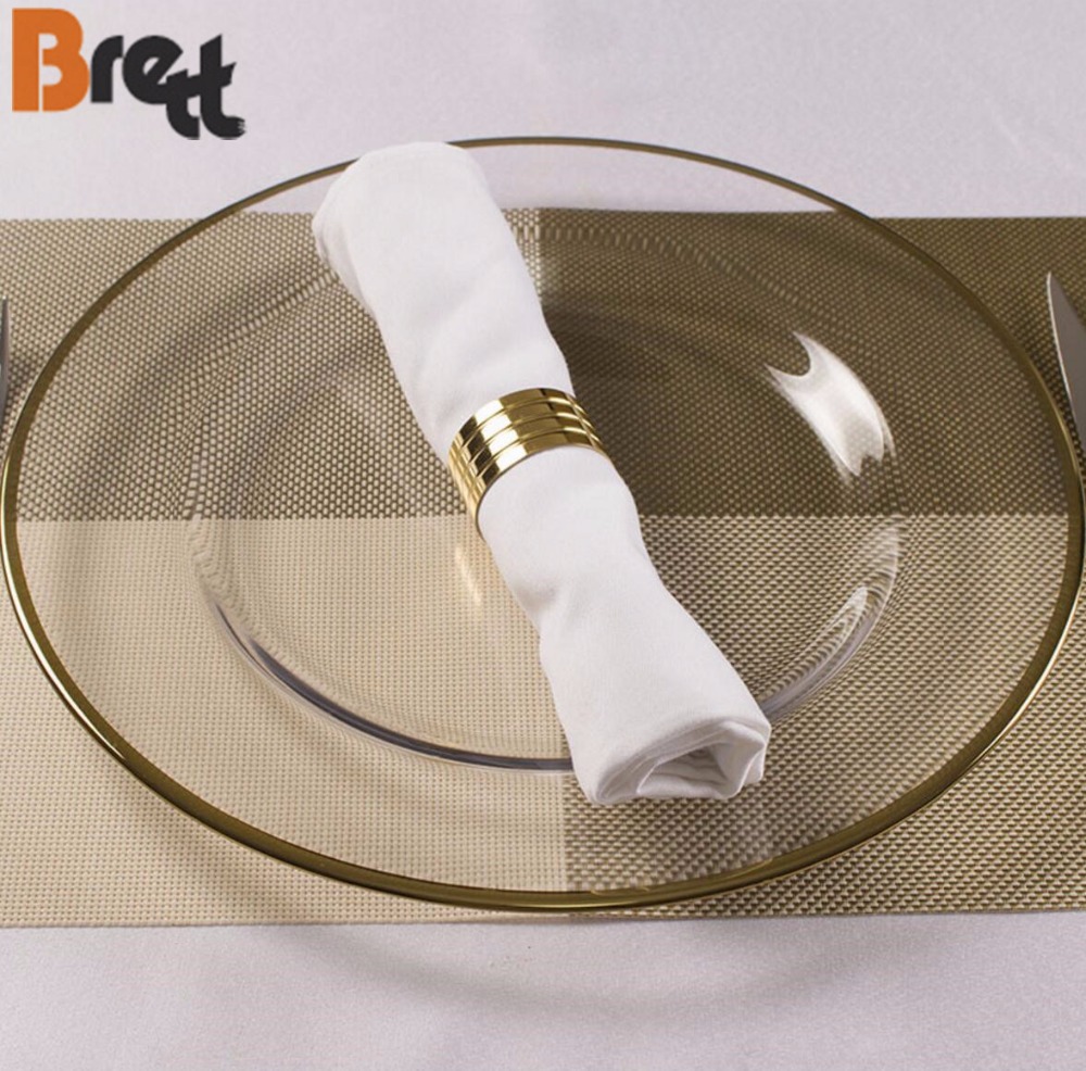 Vedina de boda Gold Rim Glass Cena 2