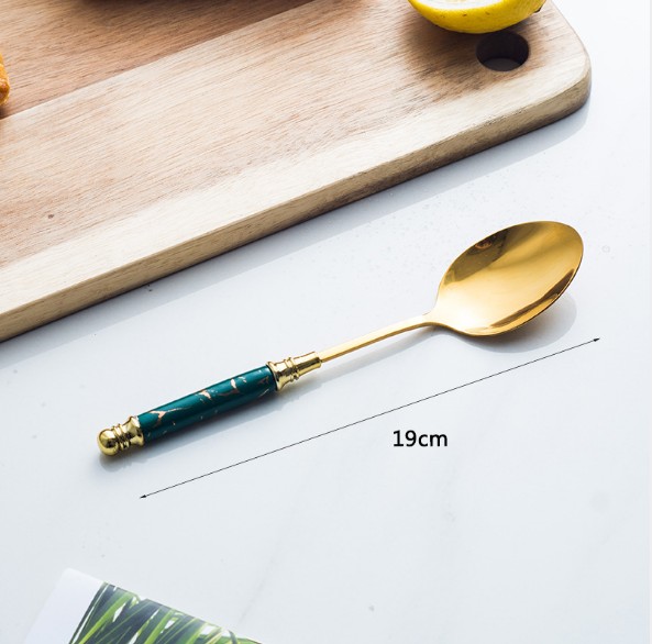 Chinabrett - Brett Tableware Utensil ceramika blanka marmora tenilo 5pc 22