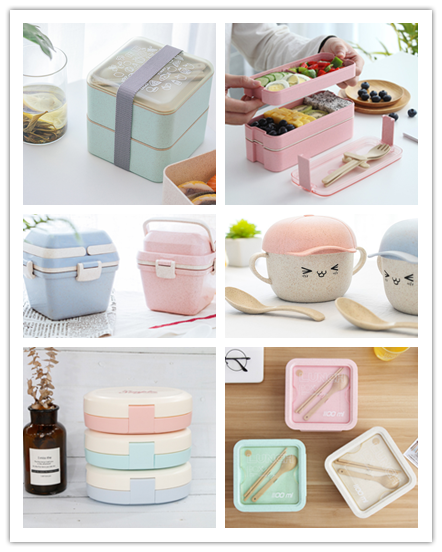 Office and Students 304 stainless steel double insulated bento lunch box portable