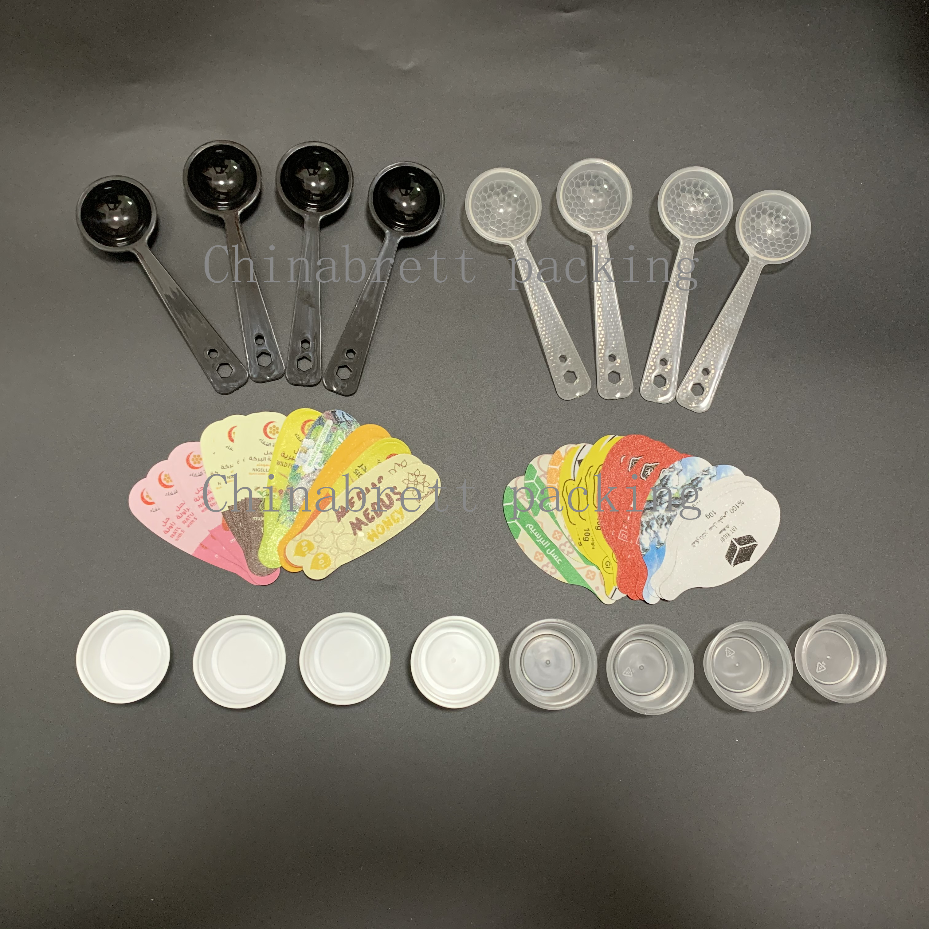 Chinabrett - Hot Vendere Customize Aluminium Foil Film ad Mini Mel Cochleari ffoyle amet 10