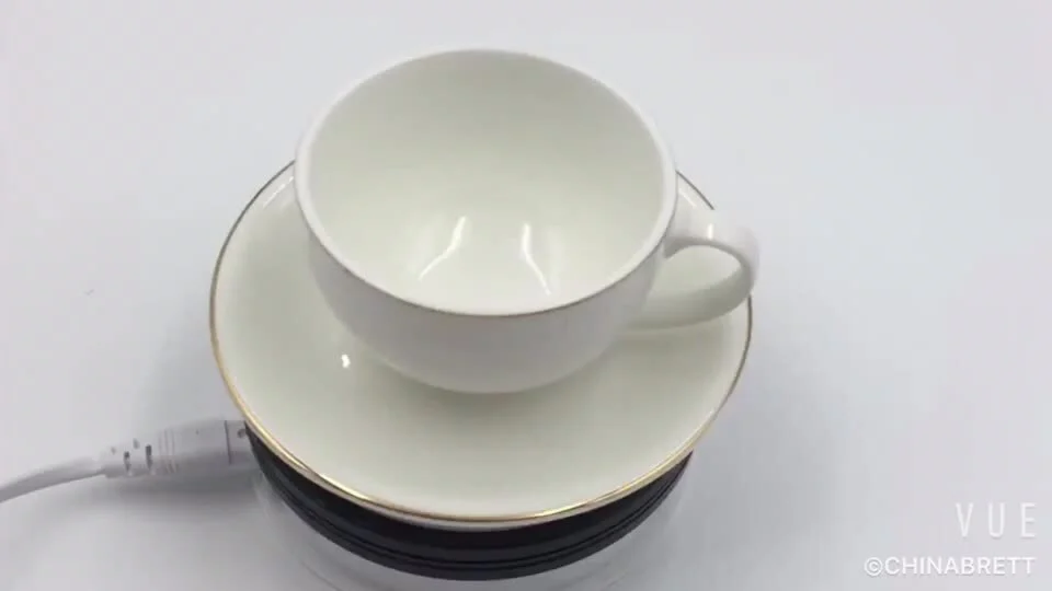 高級レストランゴールドリム磁器セラミックコーヒーカワカップ 1