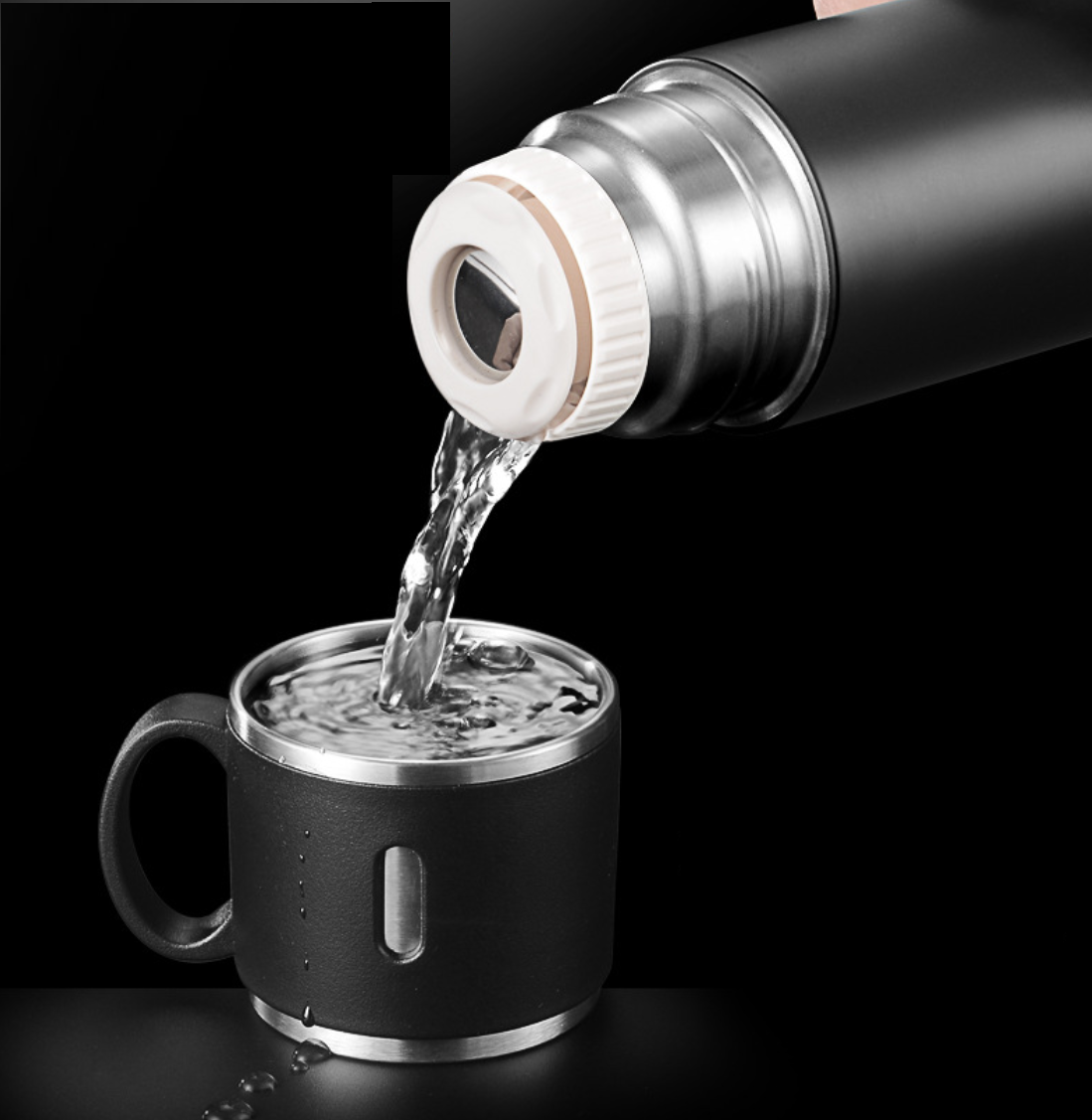 Amazon Varma Vendado 316 Neoksidebla Ŝtala Portebla Termo 580ml Akva Trinkado -Botelo Pogranda1 14