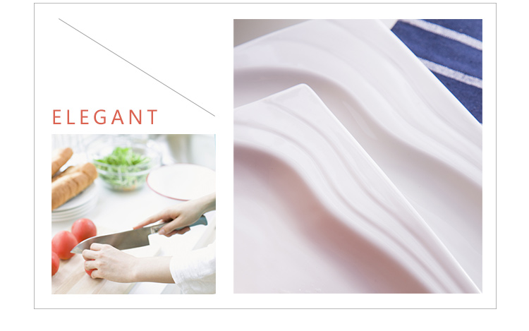 Chinabrett - plej vendataj produktoj ornamaj ceramikaj tabloj kvadrata formo vespermanĝa telero blanka porcelana vespermanĝo 11