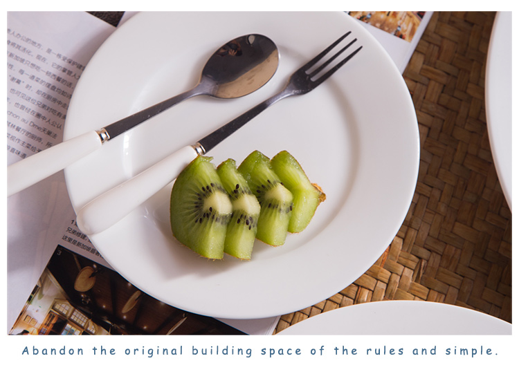 Guangzhou Dinner -ups Dinner Plate Classic Ceramic White Restaurant Places Dinnerware 14