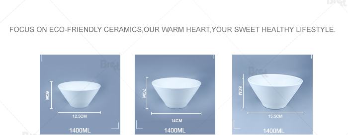 Chinabrett - Keramik -Tischgeschirr Servingschale Set Noodle Bowl weißes Porzellan -Geschirr 13