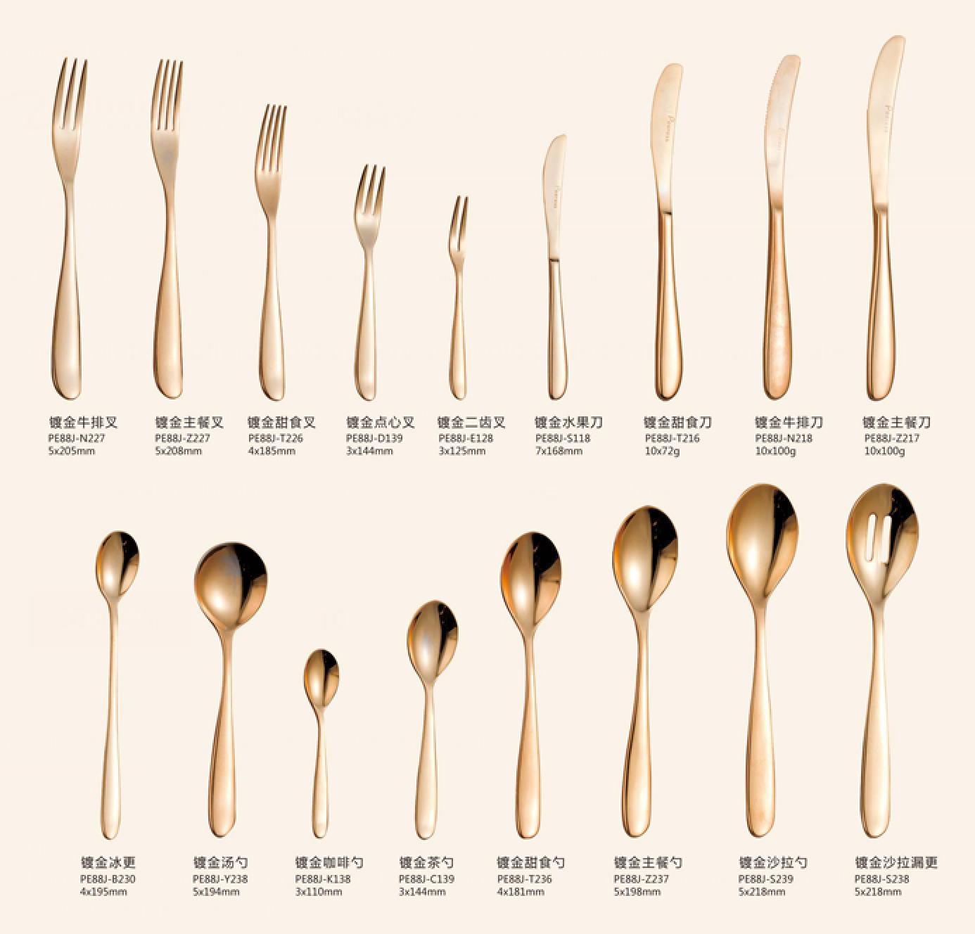 Luksa Tondaro Aro Geedziĝa Bankedo Flatware Silverware Gold Cutlery Neoksidebla Ŝtala Restoracio Hotelo Neoksidebla Ŝtala Oro 13