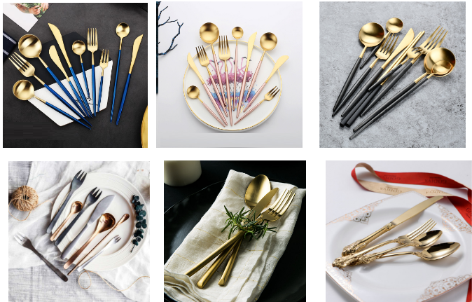 Брэнды посуд Доўгая апрацоўка назваў абедзенных відэльцаў з сталовых устаноўленых элементаў3 8