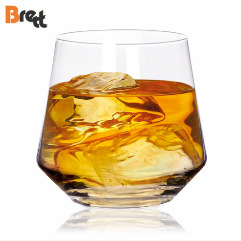 Guangzhou Plej Bonaj Vitraj Markoj Kristala Vino Vitra Biero Suko Akva Vitra Taso Kun Ora Bordo Arĝenta Rimeno3 4