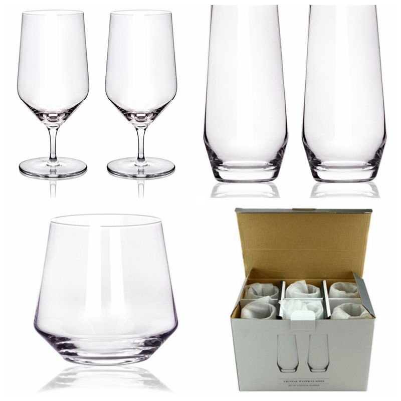 Guangzhou Plej Bonaj Vitraj Markoj Kristala Vino Vitra Biero Suko Akva Vitra Taso Kun Ora Bordo Arĝenta Rimeno3 15