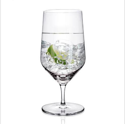 Guangzhou Plej Bonaj Vitraj Markoj Kristala Vino Vitra Biero Suko Akva Vitra Taso Kun Ora Bordo Arĝenta Rimeno3 9