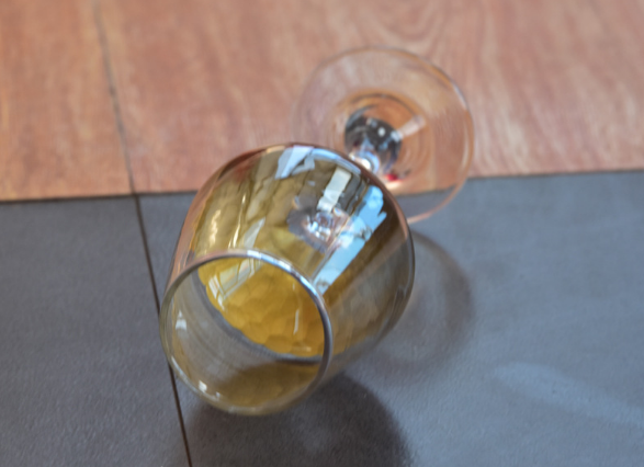 Chinabrett - restoracio dika tigo ruĝa vino vitra taso vino glaso/ĉampana glaso 13