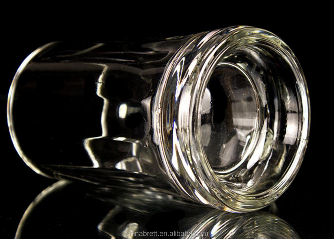 Chinabrett - kristala vitra fabrikado 340ml germana biero -vitro kun tenilo akvo/suko/biero glaso 20