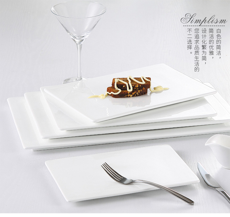 Teljesen sima, sima fehér porcelán 12 hüvelykes 14 hüvelykes pizza tányérok étteremhez 19