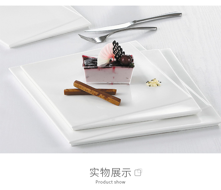 Teljesen sima, sima fehér porcelán 12 hüvelykes 14 hüvelykes pizza tányérok étteremhez 21