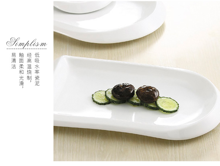 Chinabrett - Hotel 16 darab portugál porcelán étterem étkészlet fehér porcelán étkészlet 27