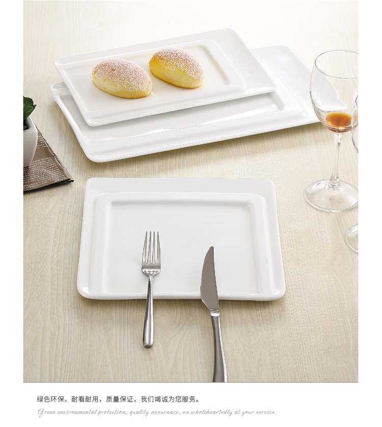 Chinabrett - Hotel 16 darab portugál porcelán étterem étkészlet fehér porcelán étkészlet 21